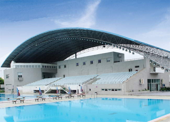 尚志游泳馆网架